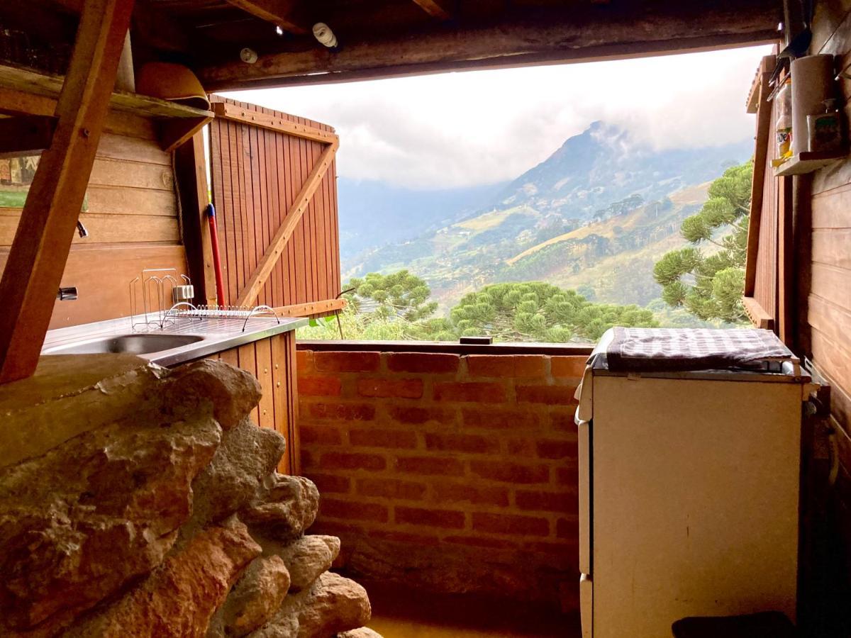 Abrigo de montanha - Berghütte São Bento do Sapucaí Exterior foto