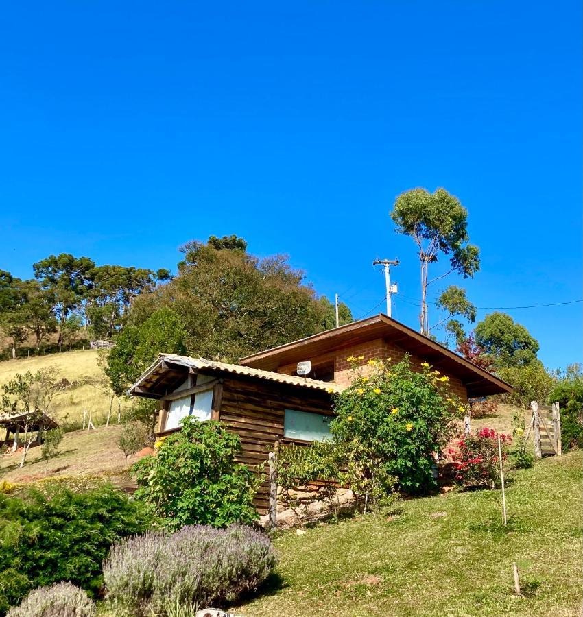 Abrigo de montanha - Berghütte São Bento do Sapucaí Exterior foto