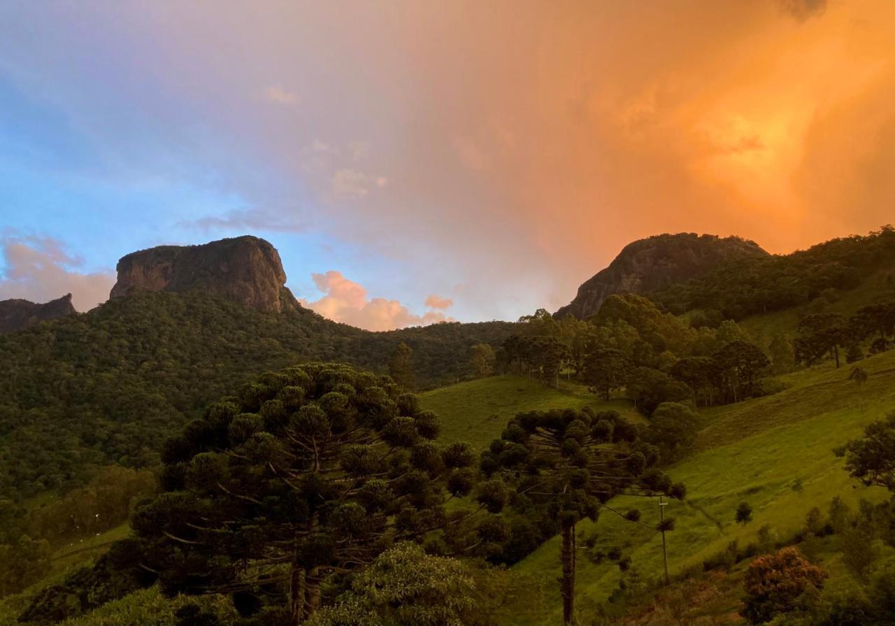 Abrigo de montanha - Berghütte São Bento do Sapucaí Exterior foto